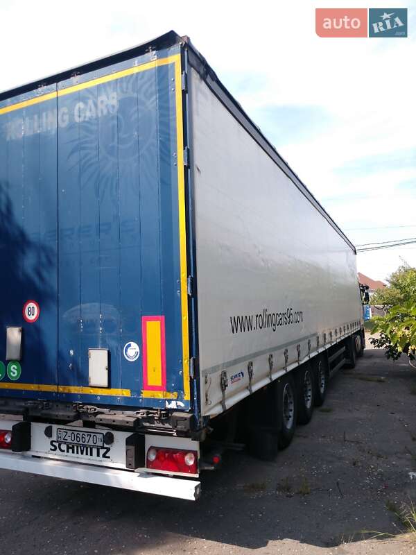 Тентованный борт (штора) - полуприцеп Schmitz Cargobull Cargobull 2011 в Мукачево