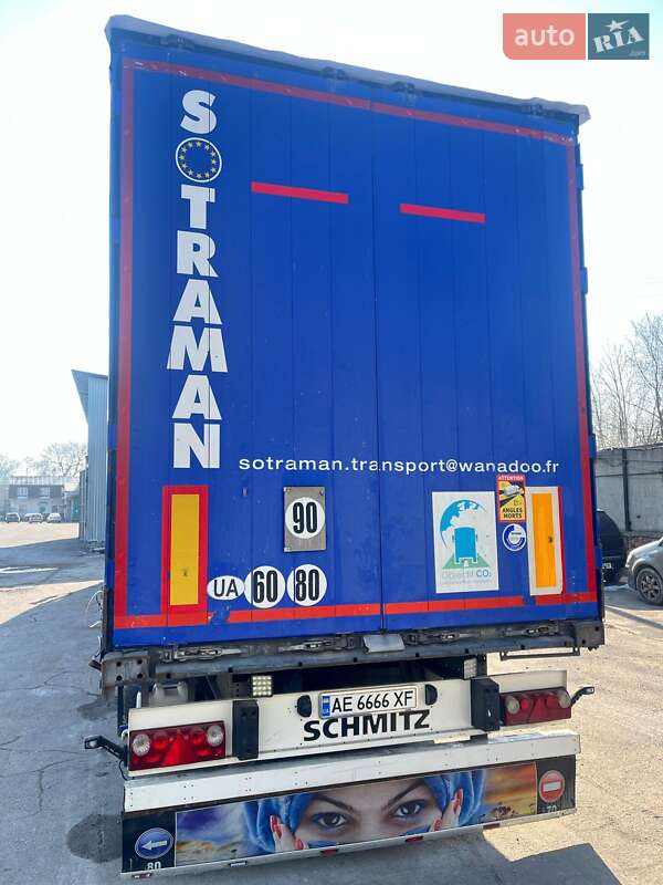 Тентований борт (штора) - напівпричіп Schmitz Cargobull Cargobull 2014 в Дніпрі фото 7 Тентований борт (штора) - напівпричіп Schmitz Cargobull Cargobull 2014 в Дніпрі