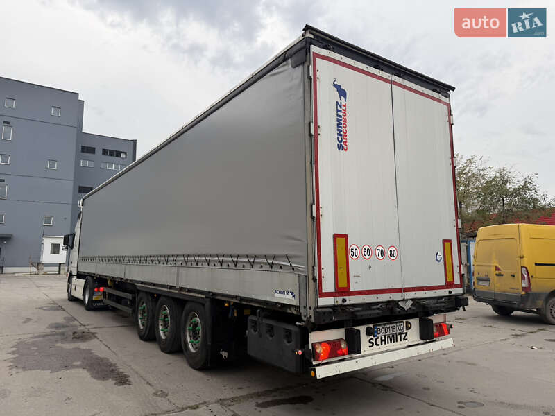Тентованный борт (штора) - полуприцеп Schmitz Cargobull Cargobull 2014 в Львове