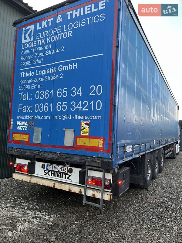 Тентованный борт (штора) - полуприцеп Schmitz Cargobull Cargobull 2012 в Львове