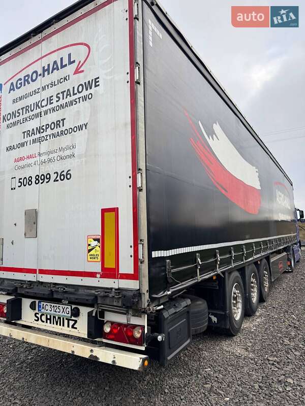 Тентований борт (штора) - напівпричіп Schmitz Cargobull Cargobull 2016 в Горохові