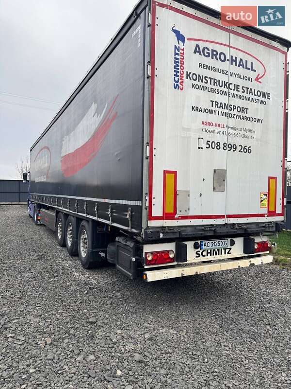 Тентований борт (штора) - напівпричіп Schmitz Cargobull Cargobull 2016 в Горохові
