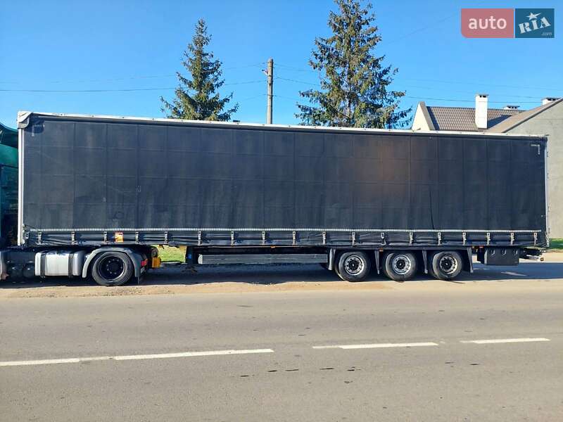 Тентованный борт (штора) - полуприцеп Schmitz Cargobull Mega 2014 в 
