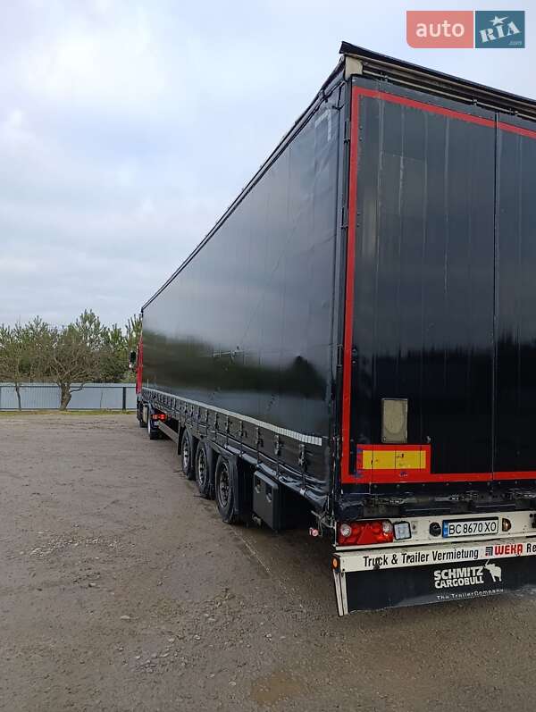 Тентованный борт (штора) - полуприцеп Schmitz Cargobull Mega 2013 в Львове