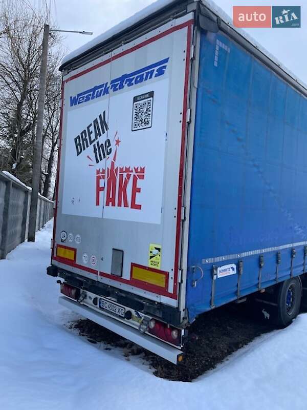 Тентованный борт (штора) - полуприцеп Schmitz Cargobull Mega 2013 в Дрогобыче