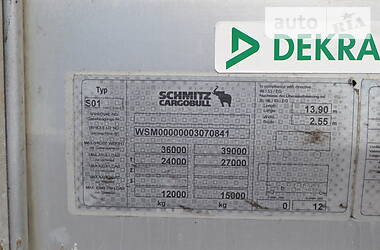 Тентованный борт (штора) - полуприцеп Schmitz Cargobull S01 2007 в Житомире