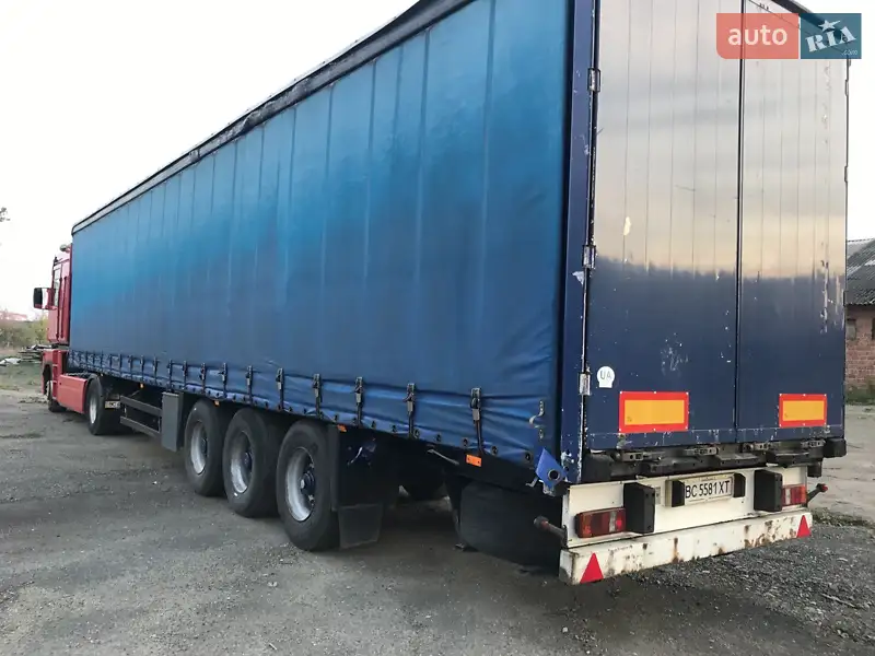 Тентованный борт (штора) - полуприцеп Schmitz Cargobull S01 1998 в 