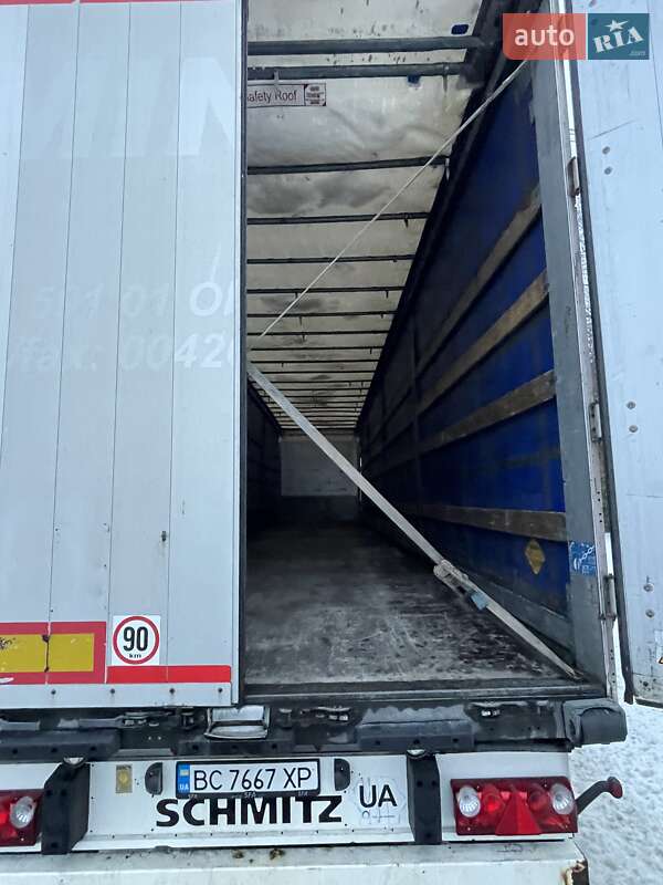 Тентований борт (штора) - напівпричіп Schmitz Cargobull S01 2011 в Львові