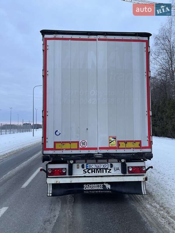 Тентований борт (штора) - напівпричіп Schmitz Cargobull S01 2011 в Львові