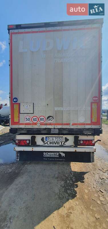 Тентованный борт (штора) - полуприцеп Schmitz Cargobull S01 2007 в Виннице