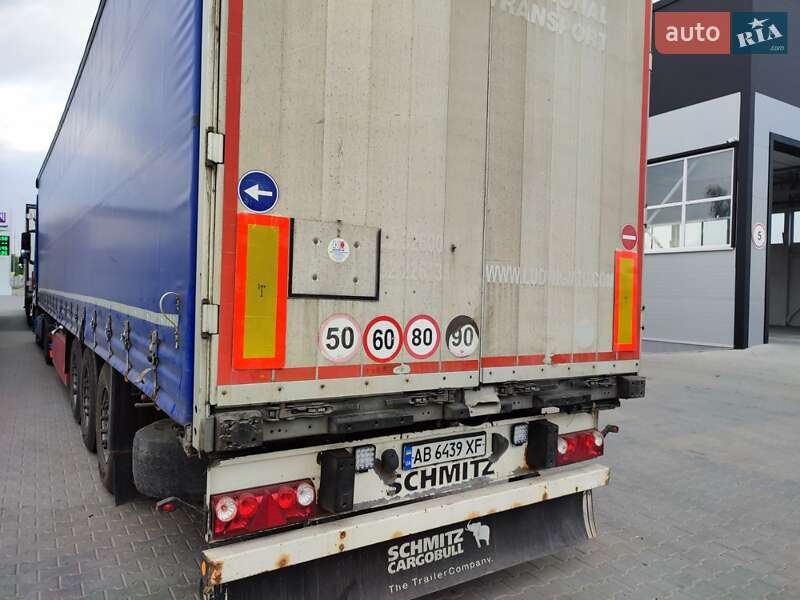 Тентованный борт (штора) - полуприцеп Schmitz Cargobull S01 2007 в Виннице