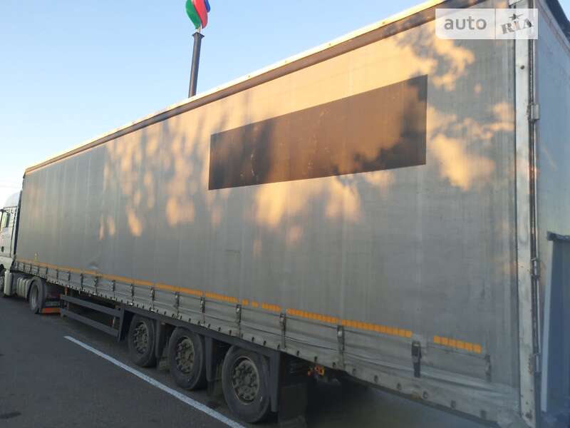 Тентованный борт (штора) - полуприцеп Schmitz Cargobull S01 2005 в Подольске