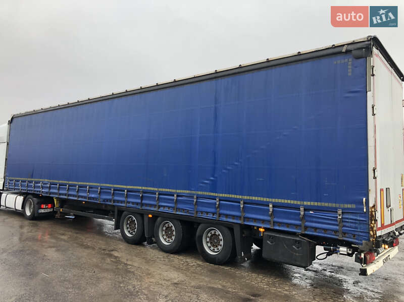 Тентованный борт (штора) - полуприцеп Schmitz Cargobull S01 2012 в Шептицькому