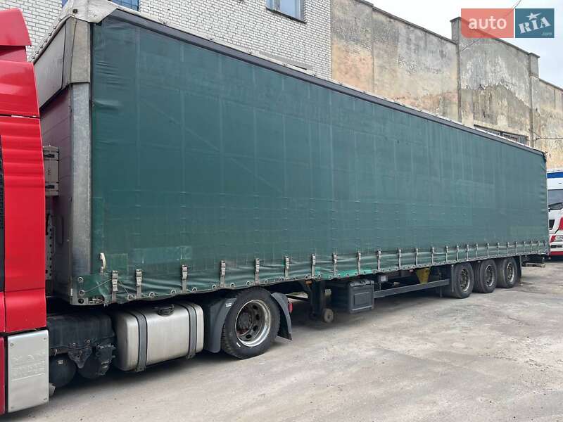 Тентованный борт (штора) - полуприцеп Schmitz Cargobull S01 2010 в 