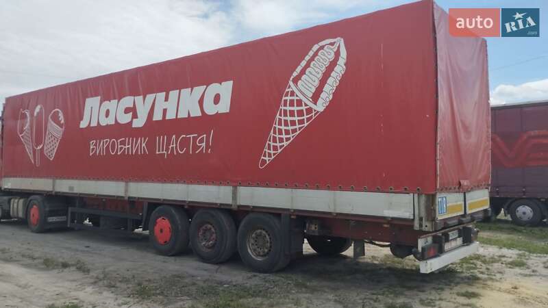 Тентований борт (штора) - напівпричіп Schmitz Cargobull S01 2003 в Харкові