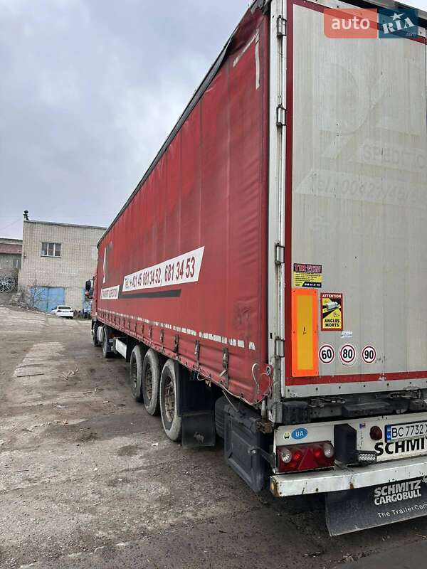 Тентованный борт (штора) - полуприцеп Schmitz Cargobull S01 2007 в Львове