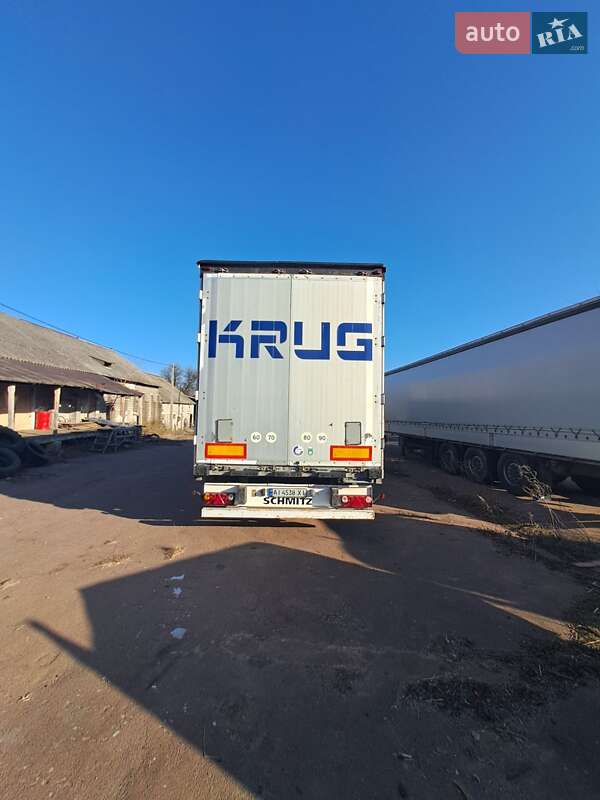 Бортовой полуприцеп Schmitz Cargobull S01 2008 в 