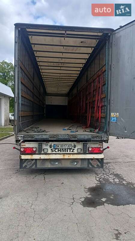 Тентованный борт (штора) - прицеп Schmitz Cargobull S01 2009 в Сарнах