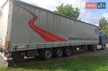 Тентований борт (штора) - напівпричіп Schmitz Cargobull S01 2008 в Зіньківі