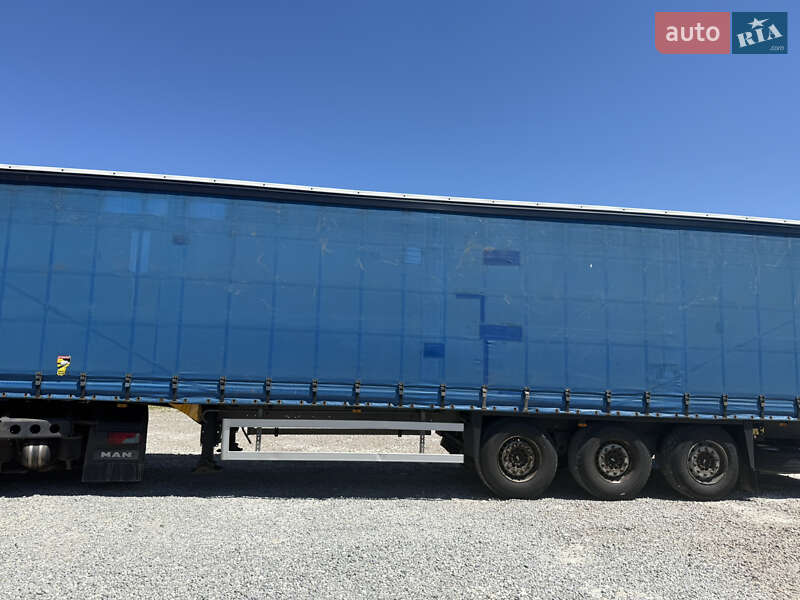 Тентований борт (штора) - напівпричіп Schmitz Cargobull S01 2007 в Львові