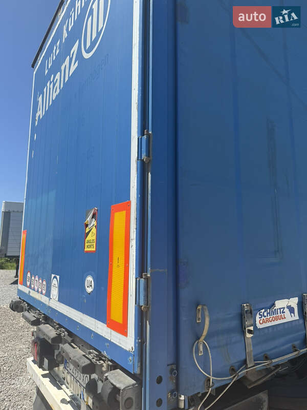Тентований борт (штора) - напівпричіп Schmitz Cargobull S01 2007 в Львові