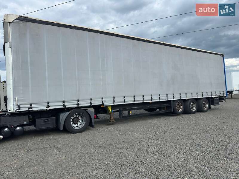 Тентований борт (штора) - напівпричіп Schmitz Cargobull S01 2007 в Луцьку