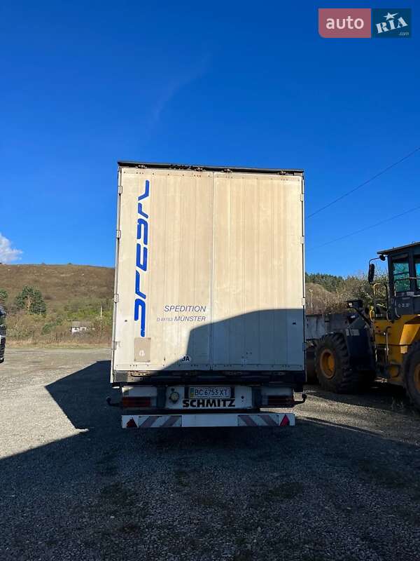 Тентованный борт (штора) - полуприцеп Schmitz Cargobull S01 1998 в Львове