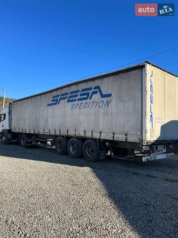Тентованный борт (штора) - полуприцеп Schmitz Cargobull S01 1998 в Львове