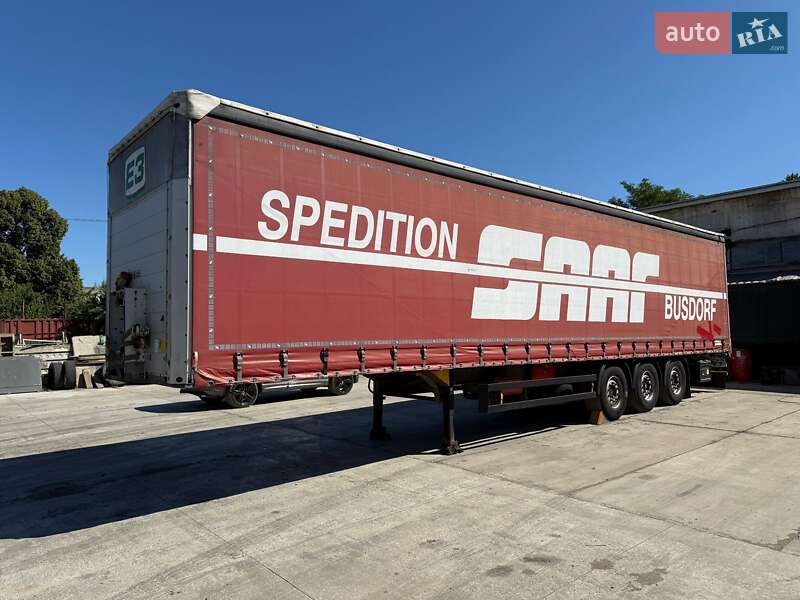 Тентований борт (штора) - напівпричіп Schmitz Cargobull S01 2009 в 