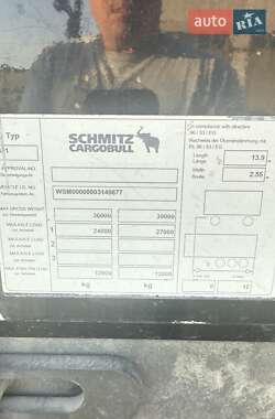 Тентованный борт (штора) - полуприцеп Schmitz Cargobull S01 2011 в 
