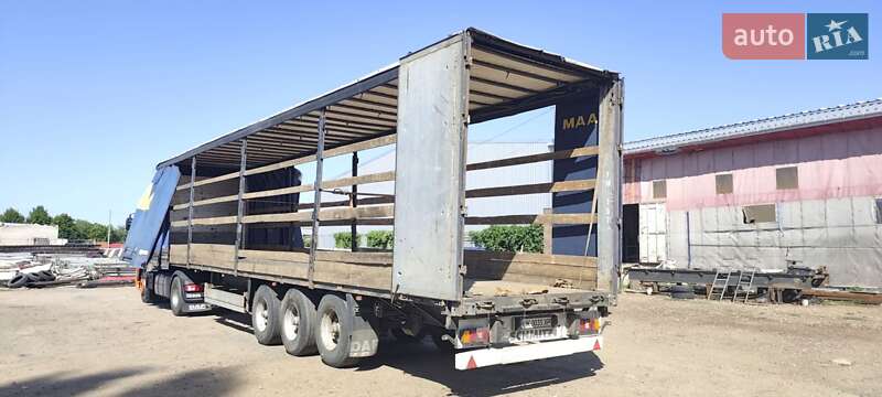 Тентований борт (штора) - напівпричіп Schmitz Cargobull S01 1998 в Умані