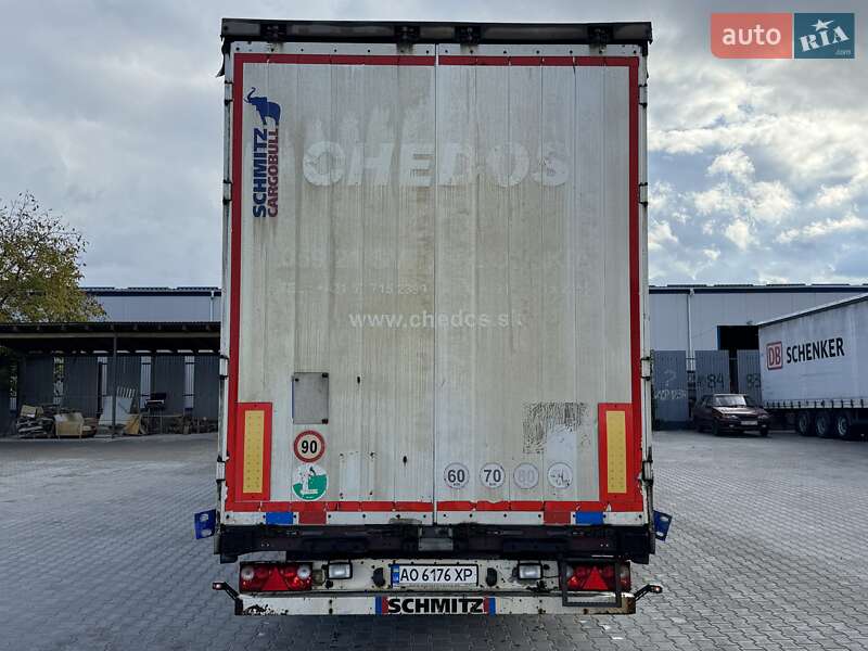 Тентованный борт (штора) - полуприцеп Schmitz Cargobull S01 2007 в Ужгороде
