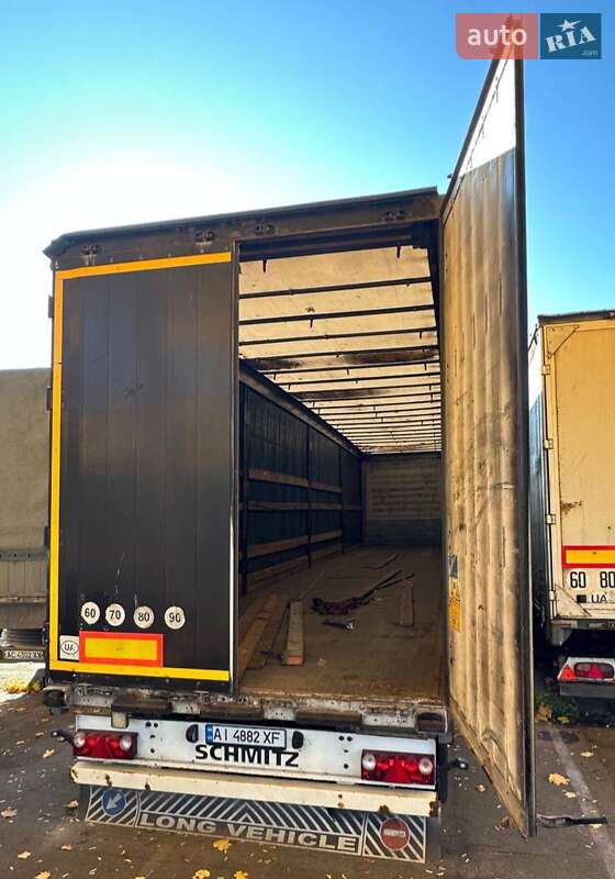 Тентованный борт (штора) - полуприцеп Schmitz Cargobull S01 2010 в Луцке