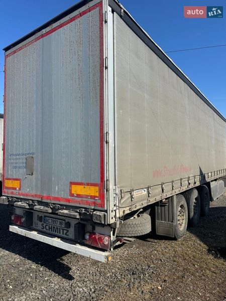 Тентованный борт (штора) - полуприцеп Schmitz Cargobull S01 2008 в Ковеле
