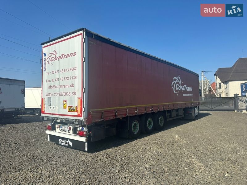 Тентованный борт (штора) - полуприцеп Schmitz Cargobull S01 2007 в Луцке