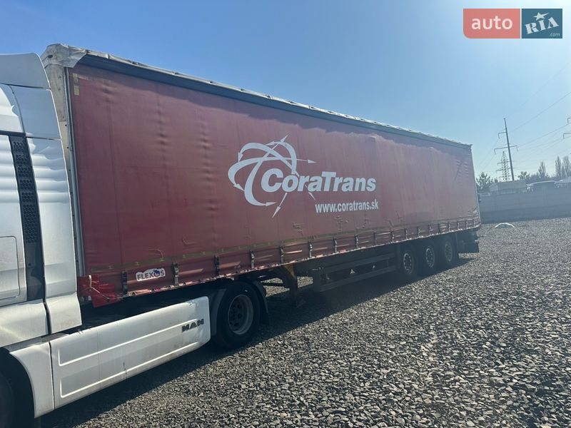 Тентованный борт (штора) - полуприцеп Schmitz Cargobull S01 2007 в Луцке