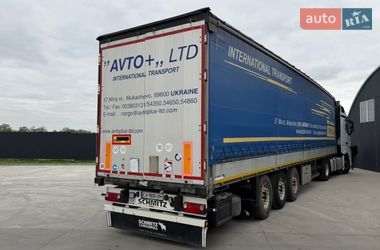 Тентованный борт (штора) - полуприцеп Schmitz Cargobull S01 2015 в Черкассах