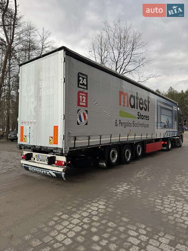 Тентований борт (штора) - напівпричіп Schmitz Cargobull S3 2008 в Львові