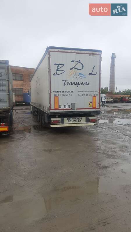 Тентованный борт (штора) - полуприцеп Schmitz Cargobull S3 2011 в Виннице