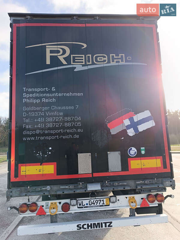 Тентованный борт (штора) - полуприцеп Schmitz Cargobull SAF 2018 в Луцке