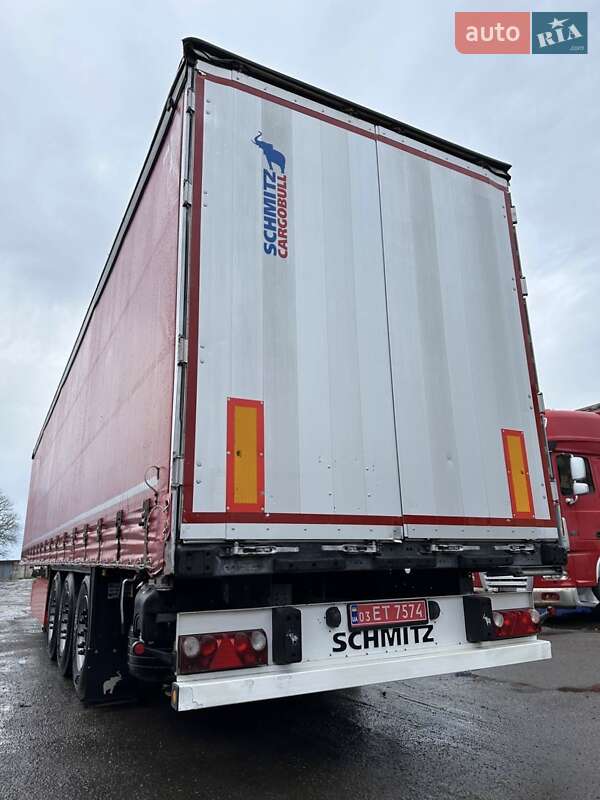 Тентований борт (штора) - напівпричіп Schmitz Cargobull SAF 2012 в Дубні