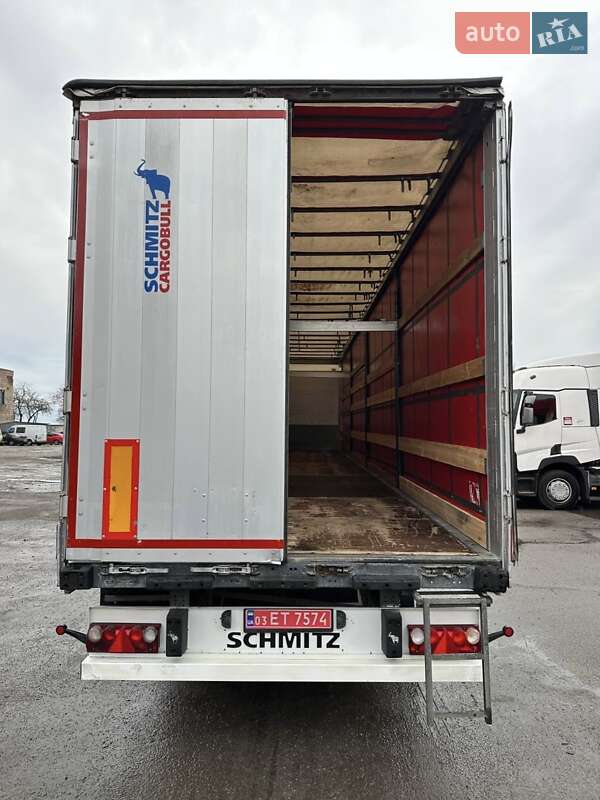Тентований борт (штора) - напівпричіп Schmitz Cargobull SAF 2012 в Дубні