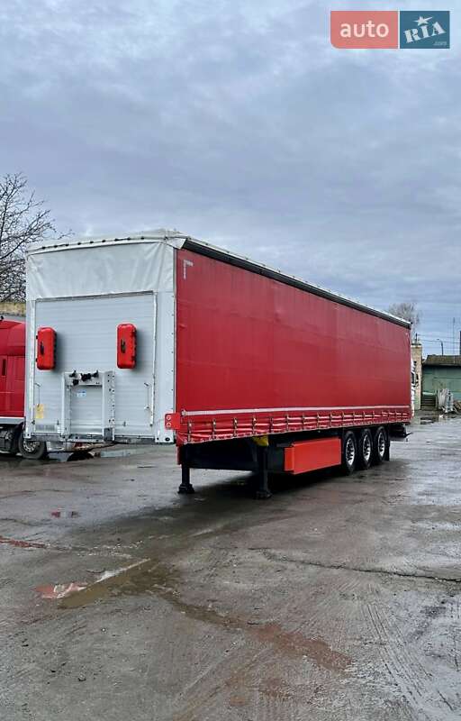 Тентований борт (штора) - напівпричіп Schmitz Cargobull SAF 2012 в Дубні