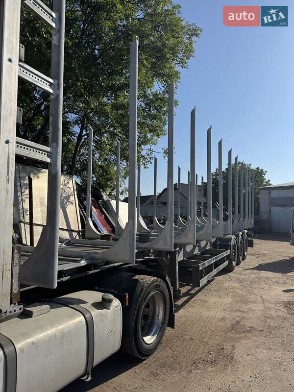 Лесовоз / Сортиментовоз - полуприцеп Schmitz Cargobull SAF 2012 в Львове