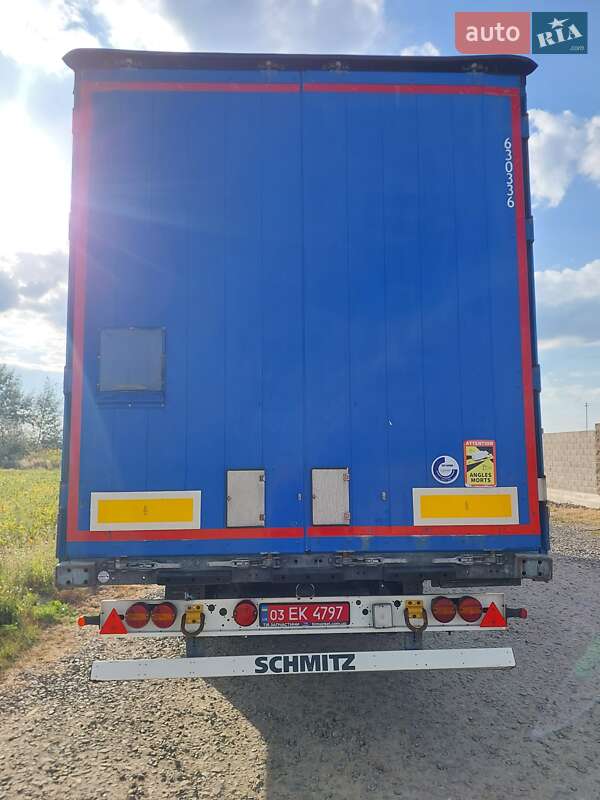 Тентованный борт (штора) - полуприцеп Schmitz Cargobull SAF 2014 в Луцке