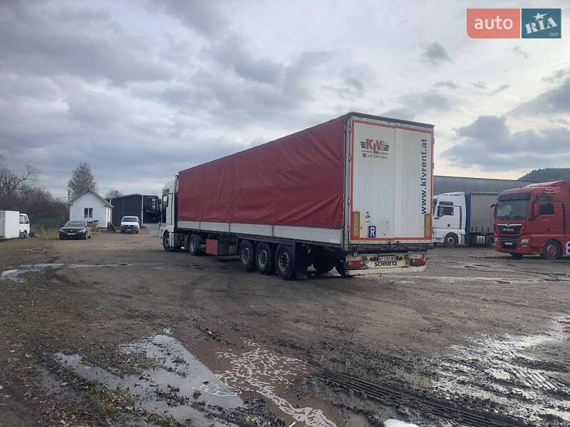 Тентованный борт (штора) - полуприцеп Schmitz Cargobull SAF 2008 в Рожнятове