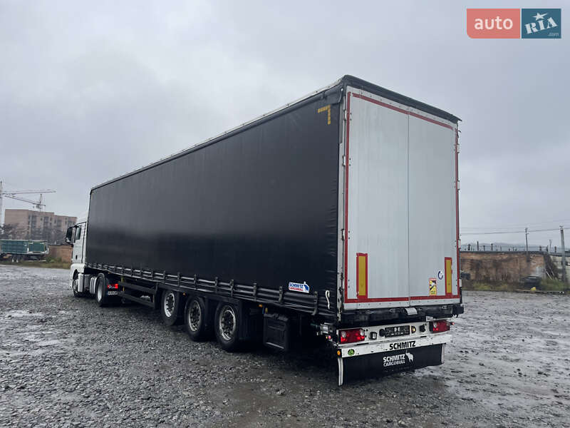 Тентований борт (штора) - напівпричіп Schmitz Cargobull SAF 2015 в Вінниці