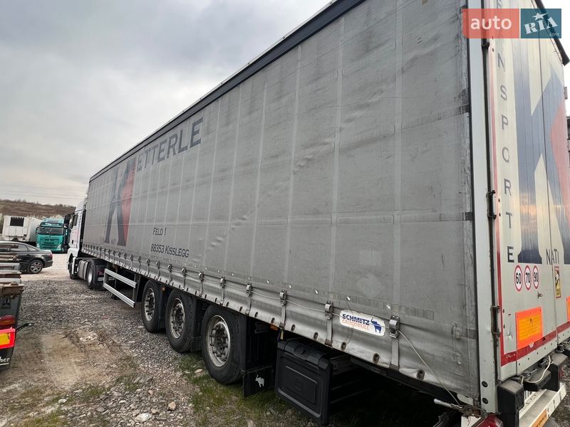 Тентованный борт (штора) - полуприцеп Schmitz Cargobull SAF 2013 в Ужгороде