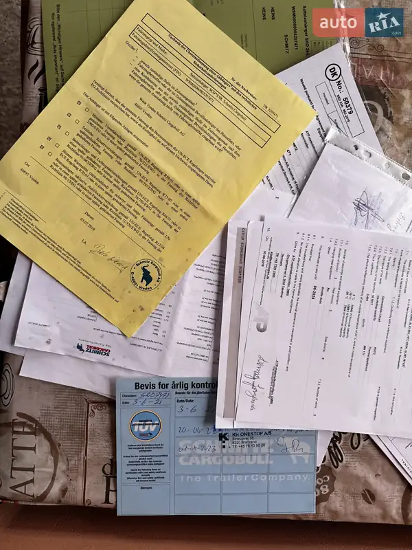 Рефрижератор полуприцеп Schmitz Cargobull SCB S3B 2018 в Ровно документ 2 фото Рефрижератор полуприцеп Schmitz Cargobull SCB S3B 2018 в Ровно документ