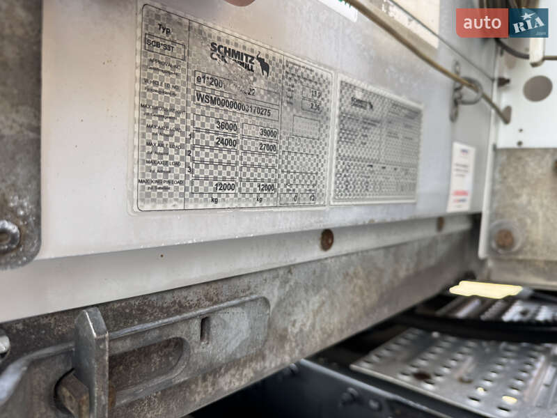 Тентований борт (штора) - напівпричіп Schmitz Cargobull SCB S3B 2012 в Вараші фото 20 Тентований борт (штора) - напівпричіп Schmitz Cargobull SCB S3B 2012 в Вараші